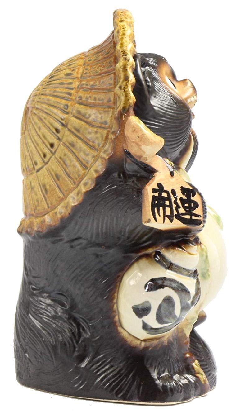 Amazon.co.jp: 信楽焼《開運 狸》 10号 : ホーム＆キッチン